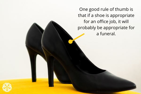 Shoes to Wear at a Funeral for Women